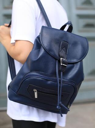 Navy Blue - Backpacks - MOON