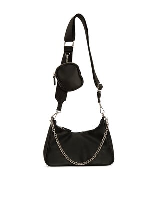 Mini Strap Bag With Wallet Accessories Black