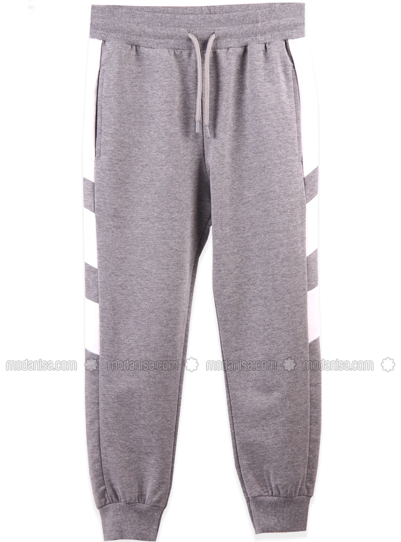 boys white sweat pants