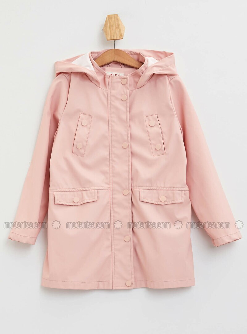 pink raincoat