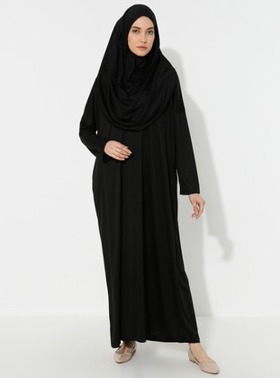 Black - Unlined - Prayer Clothes - SAYIN TESETTÜR
