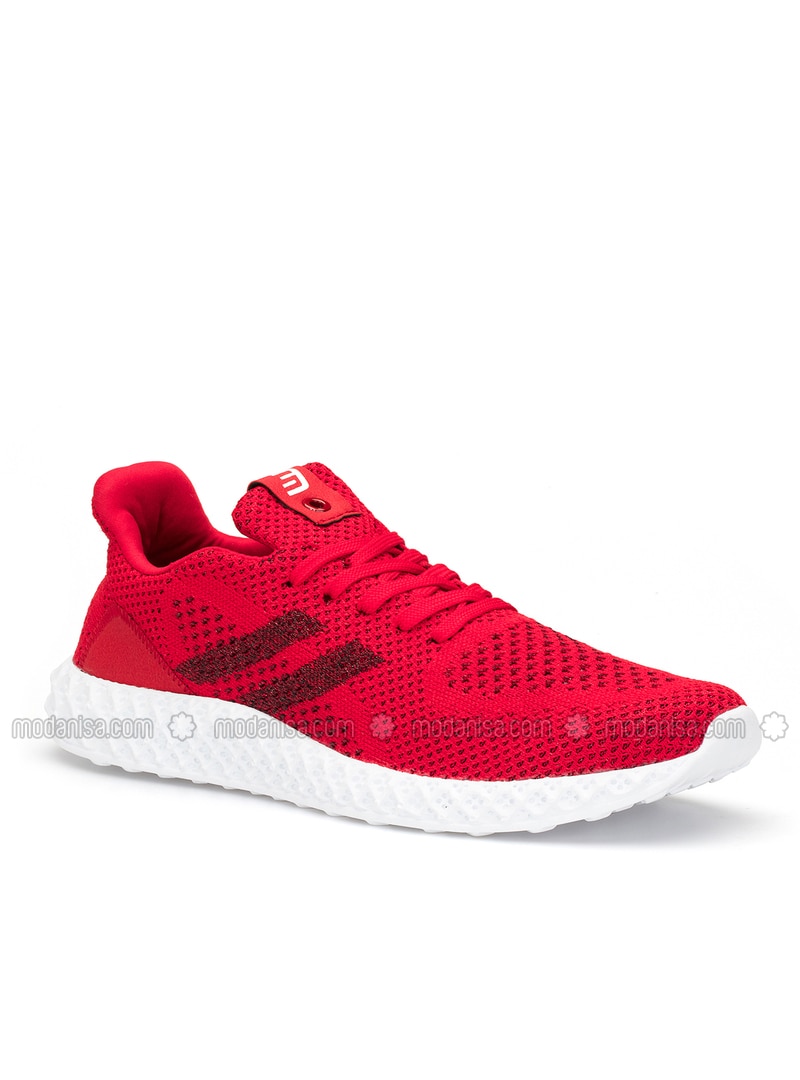 red sport shoes for women
