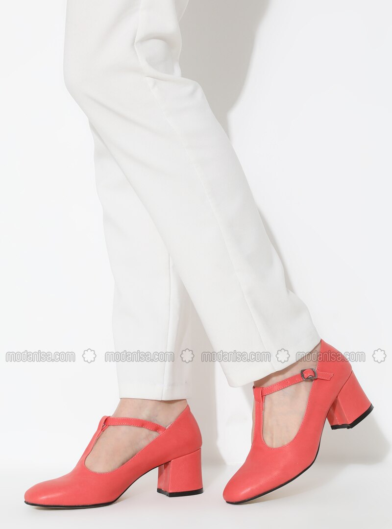 high heels coral