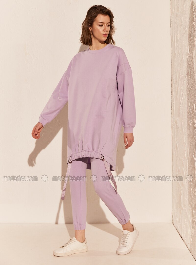 lilac tracksuit bottoms