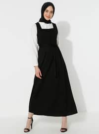 Hijab Gilet Dress Black