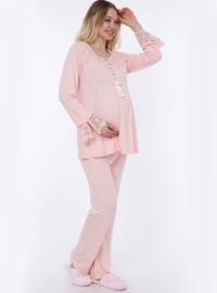 Maternity Pajama Set Pink