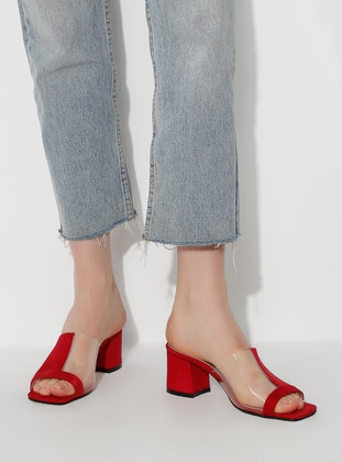 Red - Sandal - Slippers - Snox