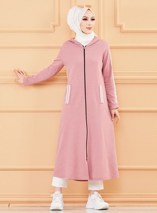 Dusty Rose - Unlined - Cotton - Topcoat - Tofisa