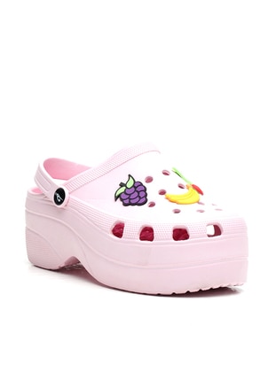 Pink - Sandal - Sandal - Ayakkabı Modası