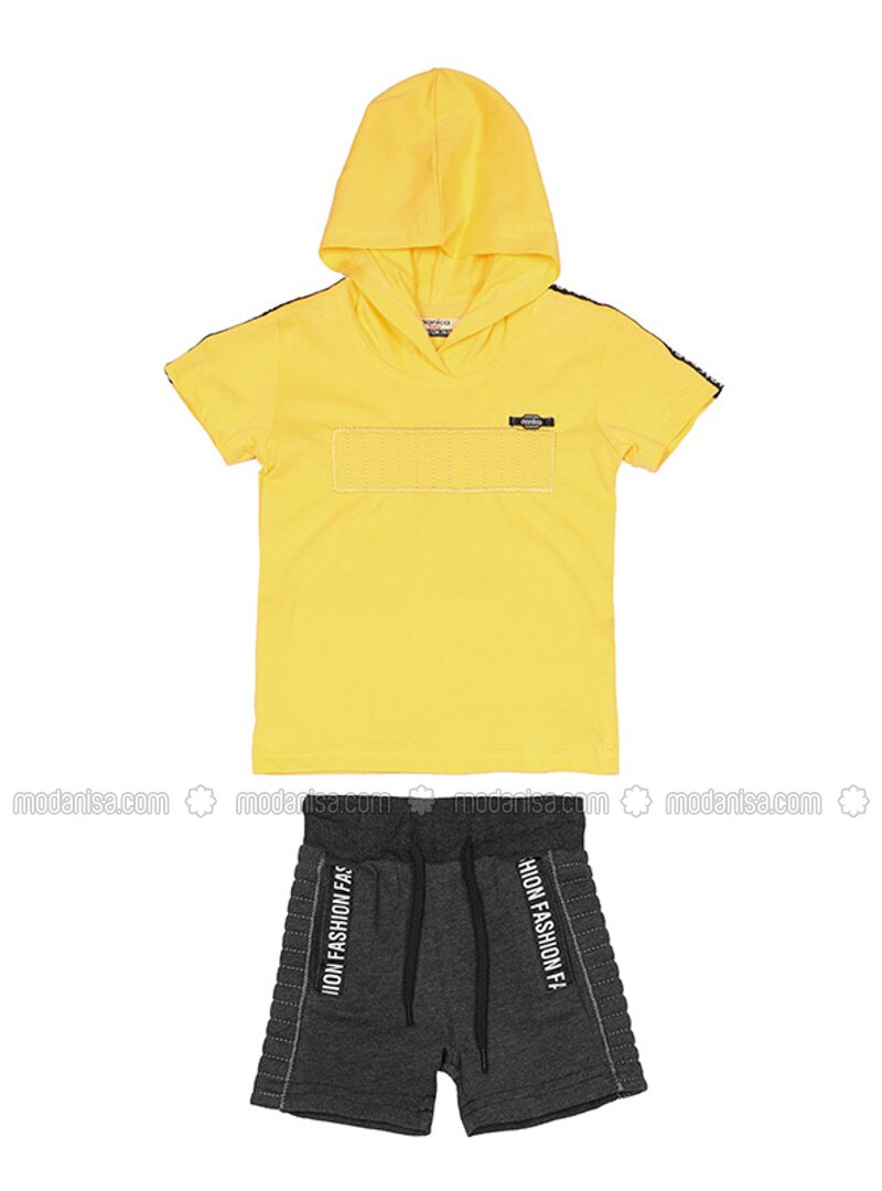 boys yellow outfit