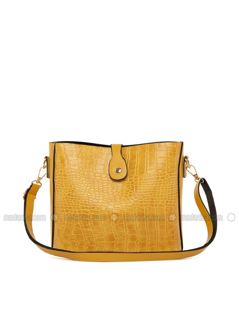 mustard handbag