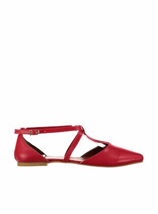 Red - Flat - Flat Shoes - Fox Shoes