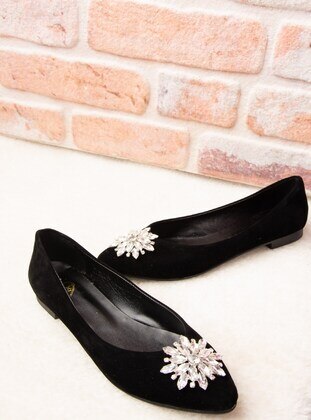 Black - Flat Shoes - Fox Shoes