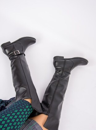 Black - Boots - Fox Shoes