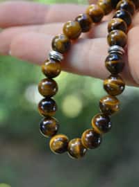 Tiger Eye Natural Stone (Power) Rosary