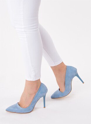 Blue - Heels - Fox Shoes