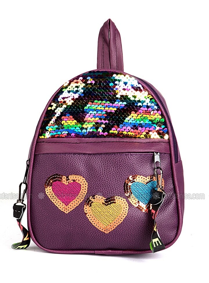 purple dinosaur backpack