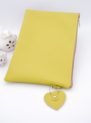 yellow clutch handbags