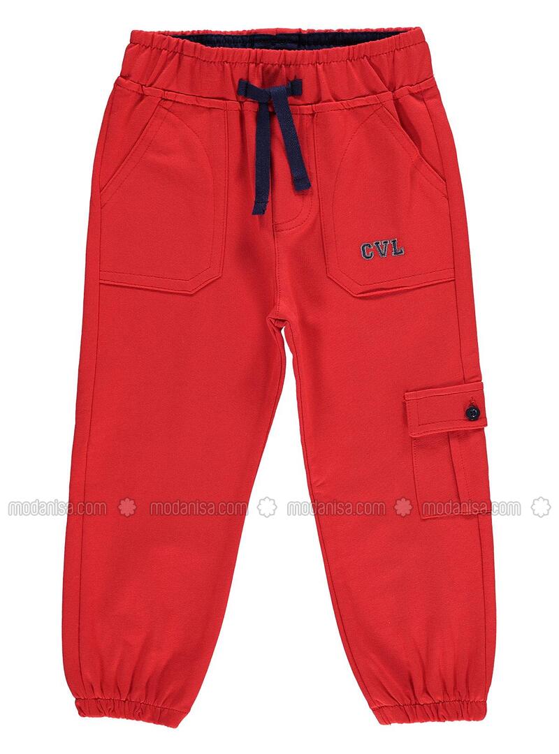 boys red sweatpants