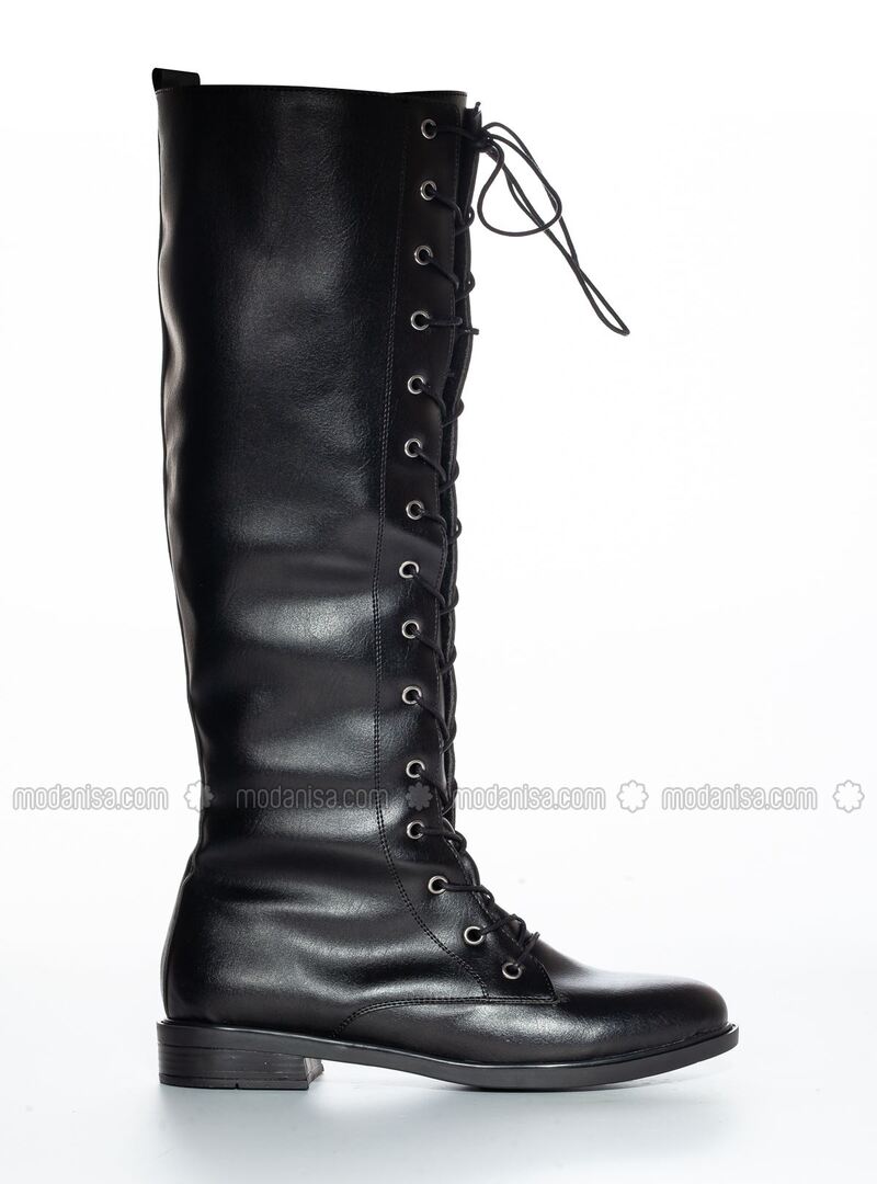 black mask boots
