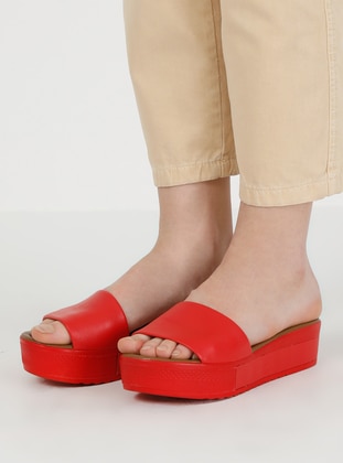 Red - Sandal - Slippers - Crash