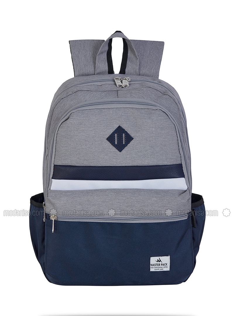 gray backpacks