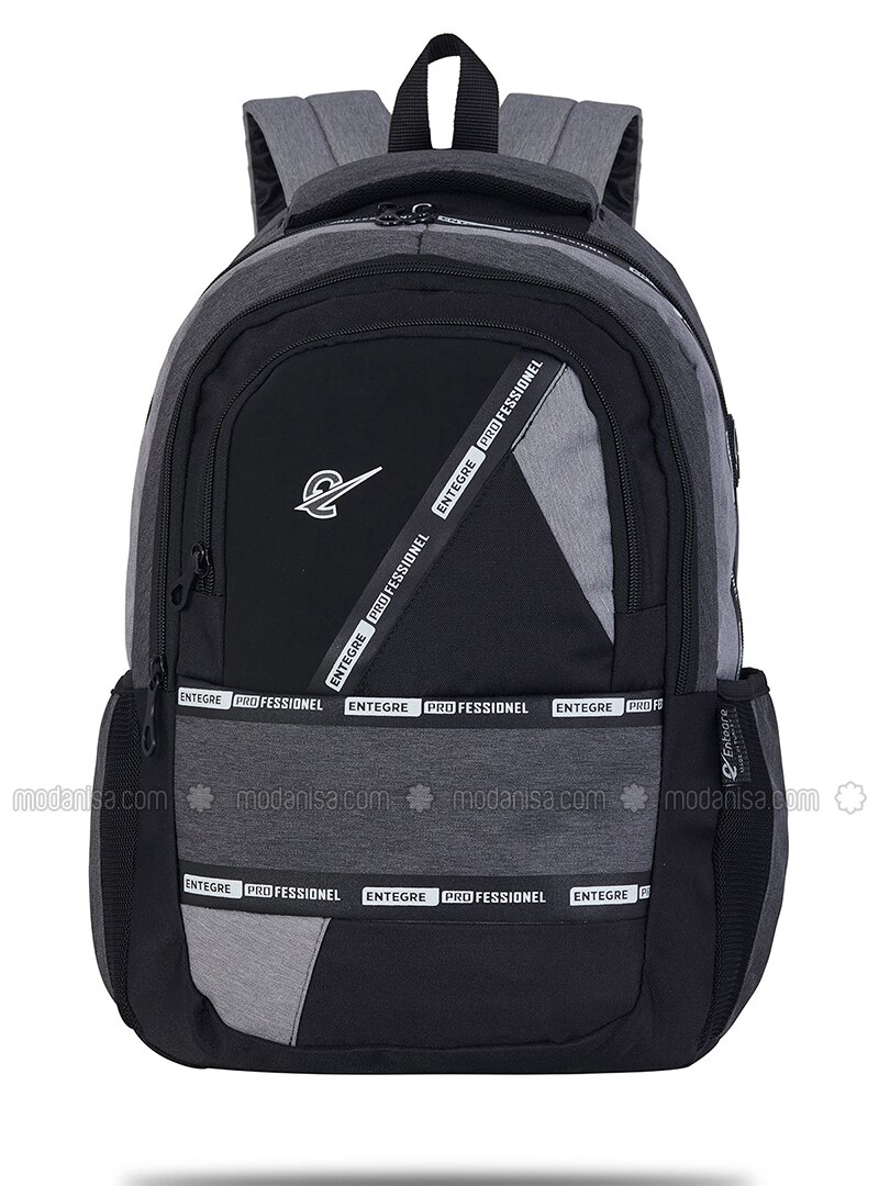 grey fashion backpack