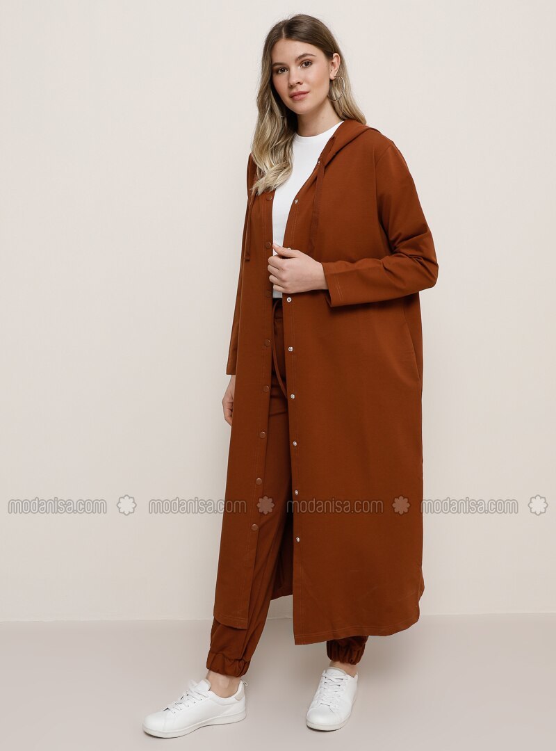 plus size tan coat