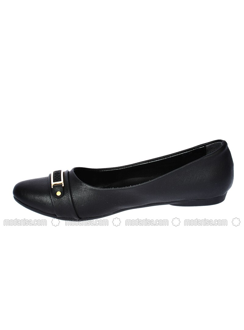 all black flat shoes