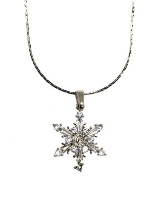 Silver tone - Necklace - Batı Accessories