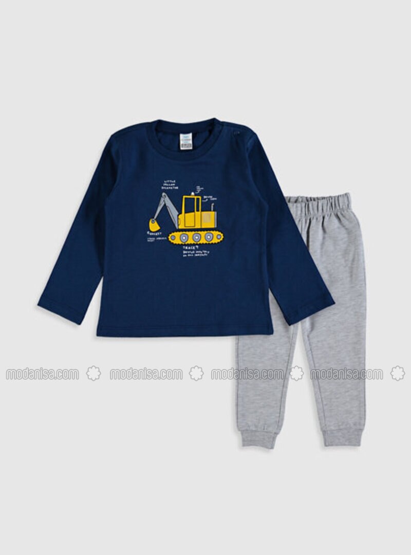 navy blue baby suit