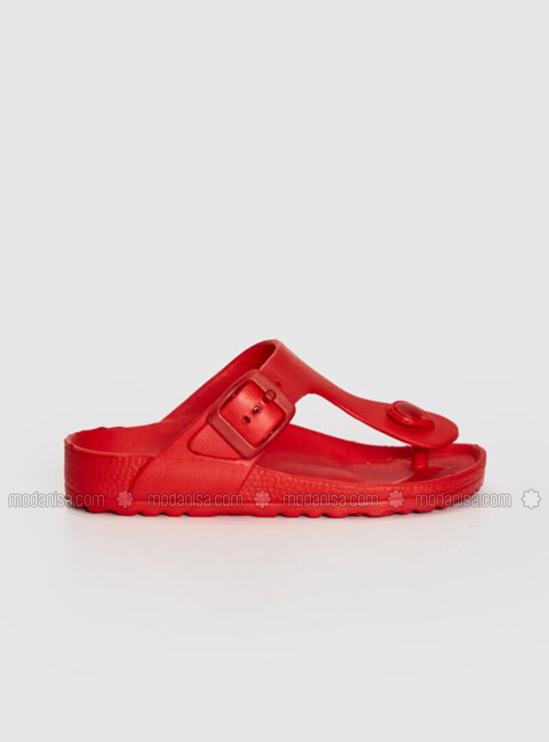 Red - Boys` Sandals