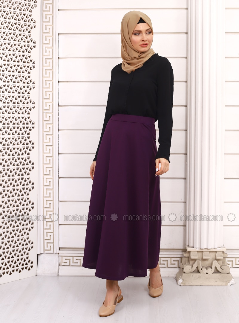 Purple - Unlined - Skirt