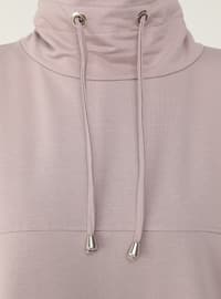 Kangaroo Pocket Sweatshirt - Deep Pink