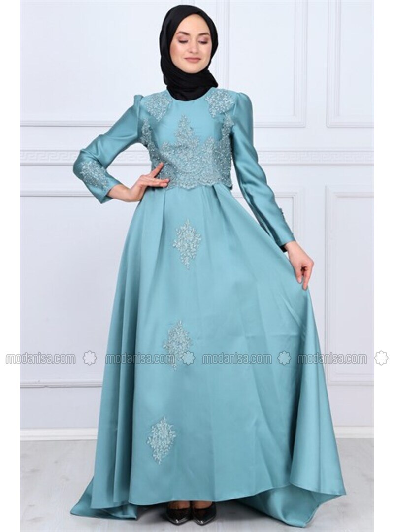 mint evening dress