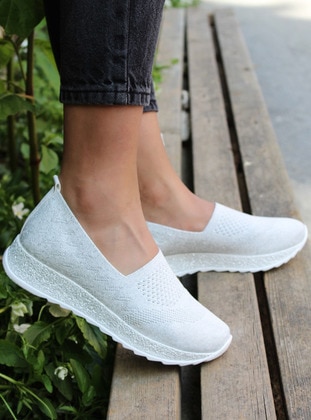 White - Sport - Sports Shoes - Fast Step