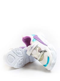 White - Turquoise - Sport - Boys` Shoes