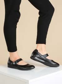Black - Casual - Girls` Shoes