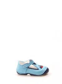 Navy Blue - Turquoise - Girls` Shoes