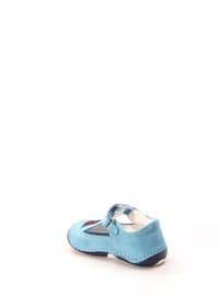 Navy Blue - Turquoise - Girls` Shoes