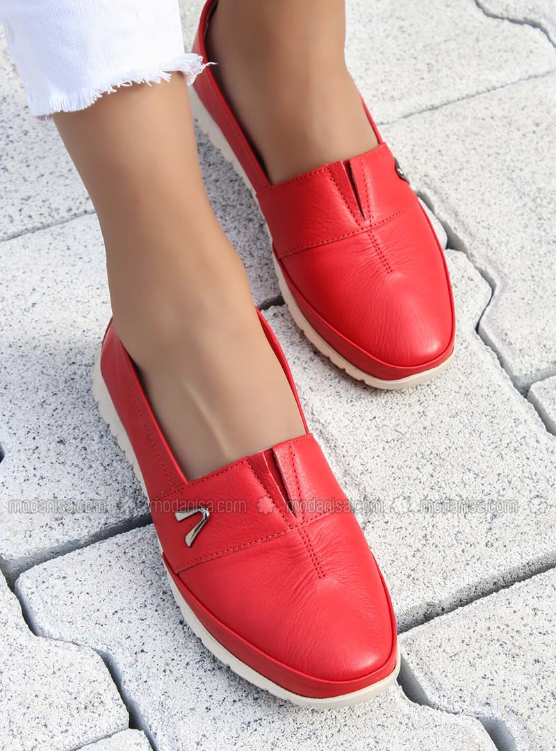 Red - Casual - Shoes