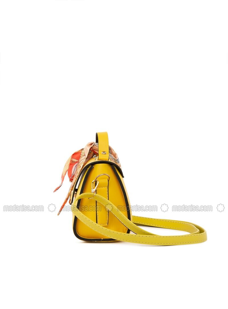 yellow bag and shoes