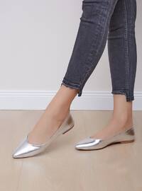 Silver tone - Flat - Flat Shoes