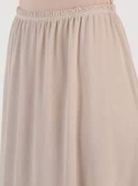 Cream - Unlined - Skirt