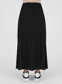 Skirt Undercoat - Black - SAYIN TESETTUR