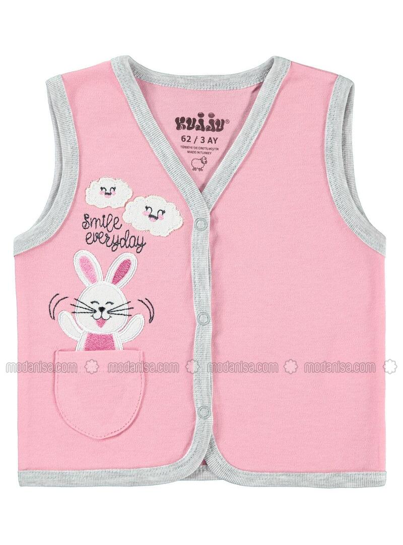 pink baby vests