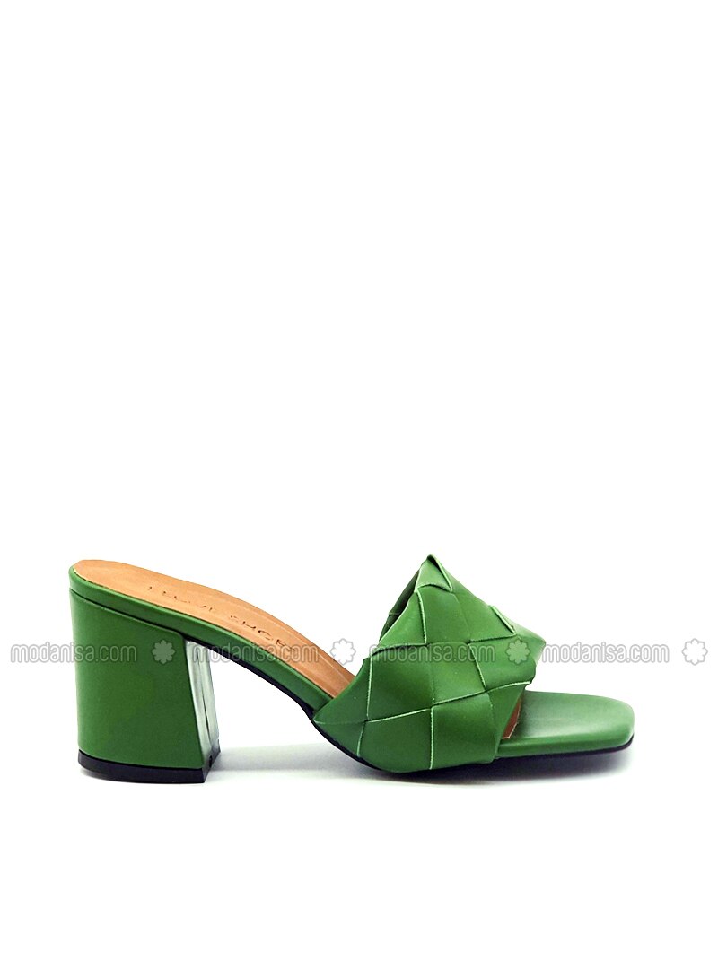 green slippers