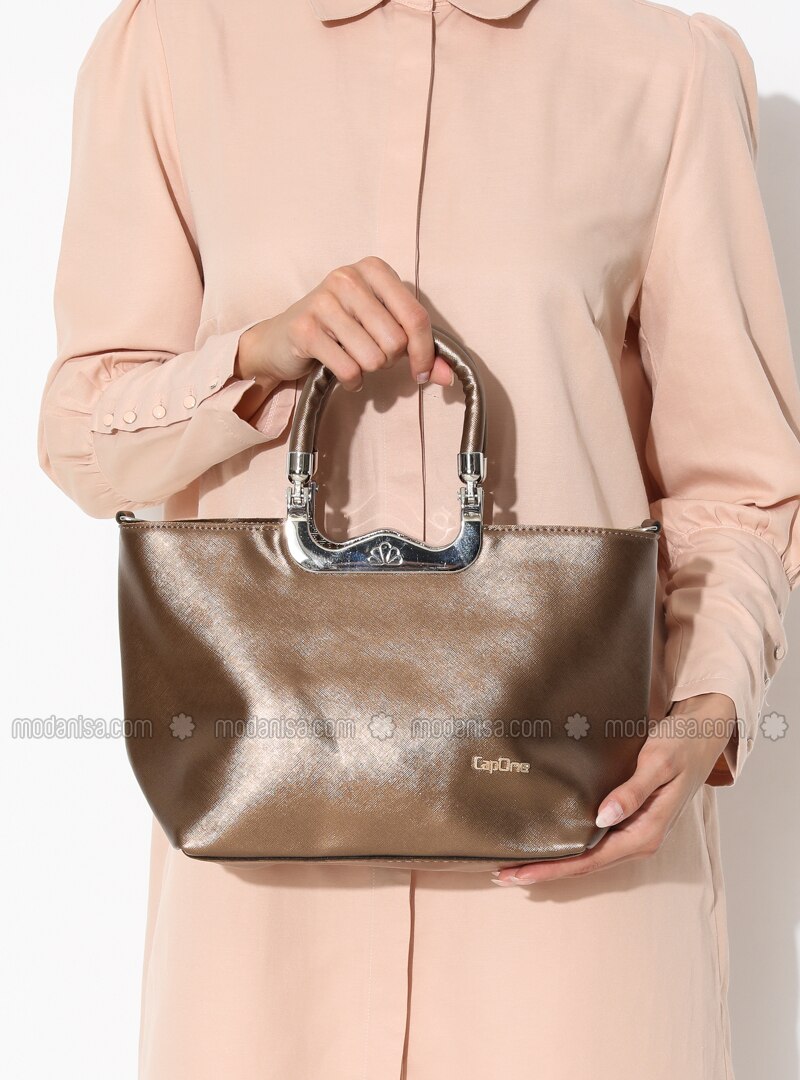 copper clutch bag