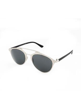 Silver tone - Sunglasses - Di Caprio