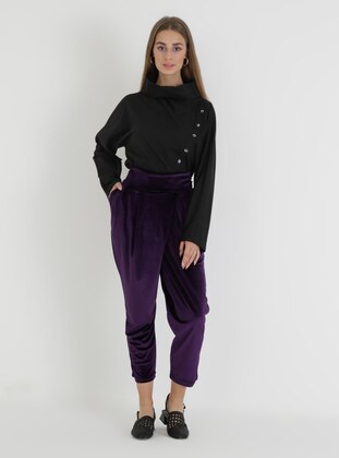 Purple - Pants - SENSE